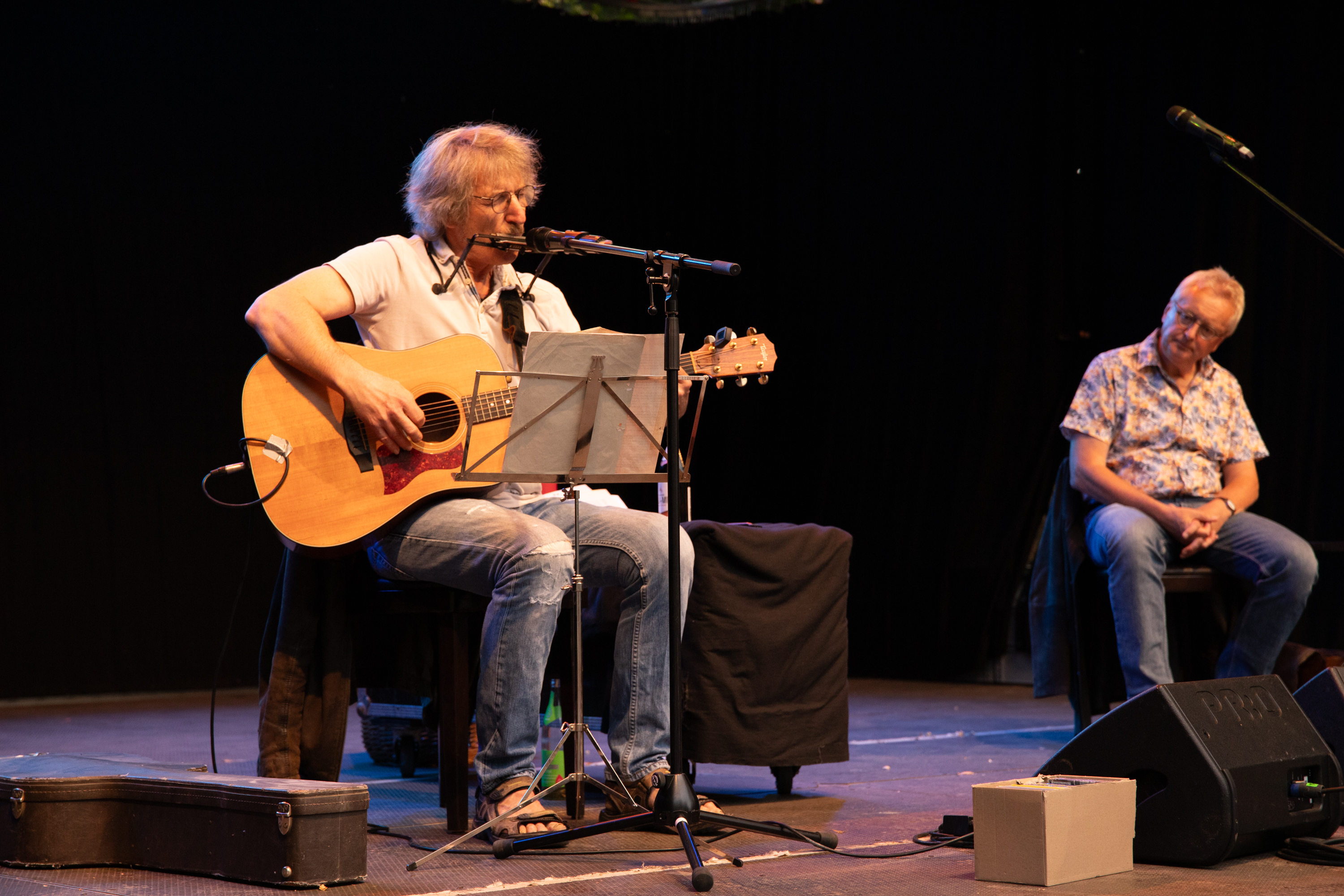 Bob Dylan auf Fränkisch Haberkamm & Müller im KulturSommerQuartier