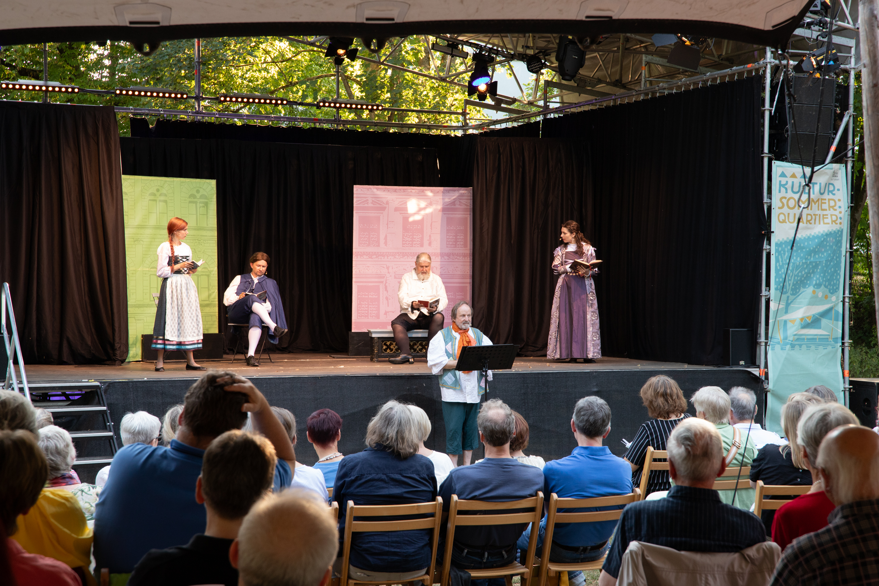 Fränkischer Theatersommer spielt "Mandragora" Fränkischer Theatersommer am 13.07.2025 im KulturSommerQuartier