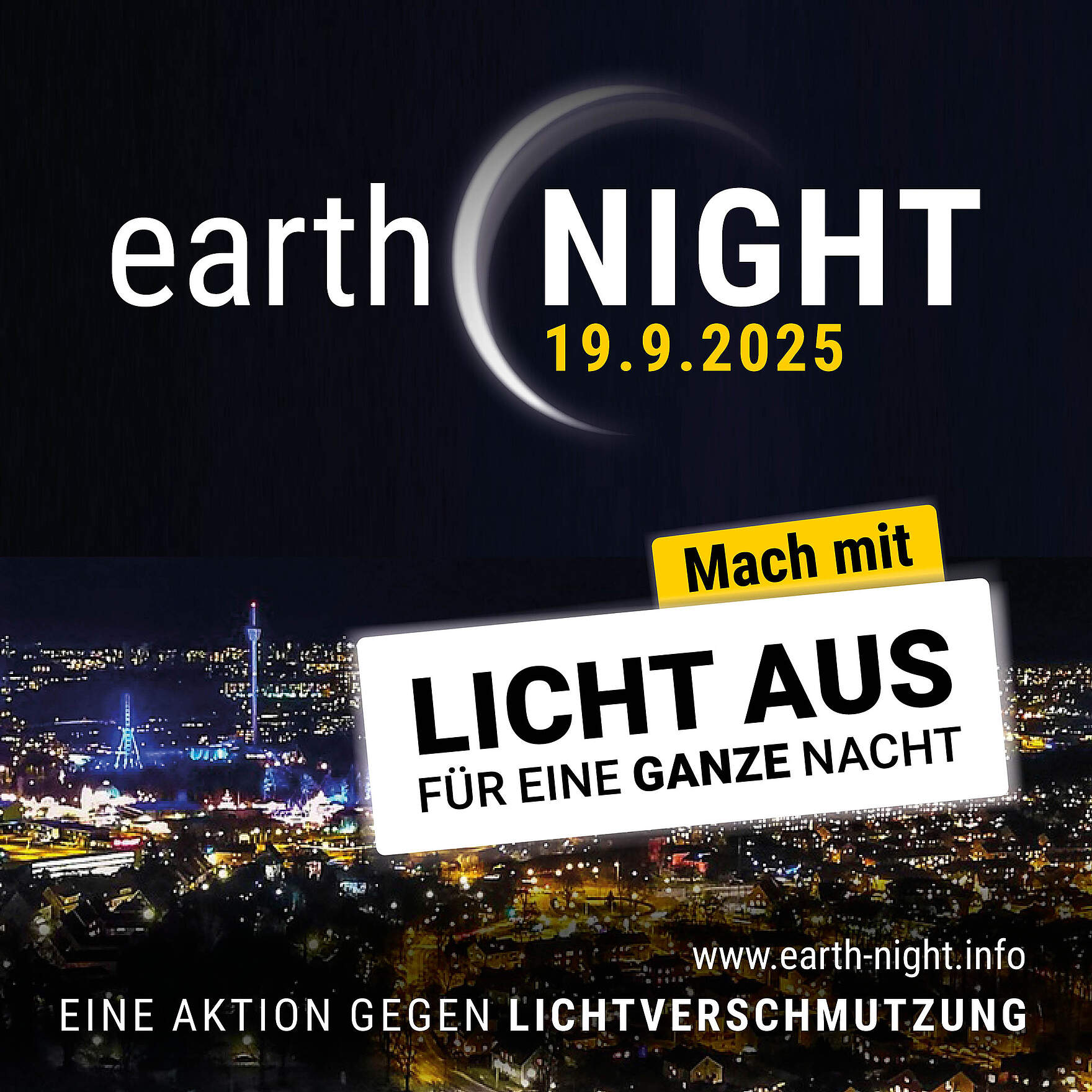 Banner zur Earth Night 2025