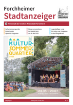 Amtsblatt Forchheimer Stadtanzeiger Ausgabe Nr. 11 2025