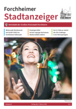 Amtsblatt Forchheimer Stadtanzeiger Ausgabe Nr. 3/2024