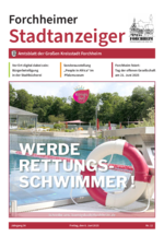 Amtsblatt Forchheimer Stadtanzeiger Ausgabe Nr. 12 2025