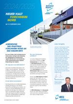 Bahnhalt Bayern - neuer Halt Forchheim Nord Informationsflyer zum Bahnhalt Forchheim Nord