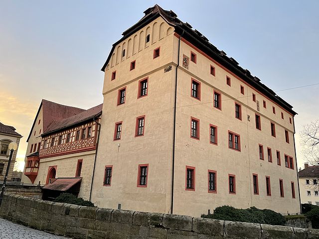 Außenansicht der Kaiserpfalz in Forchheim