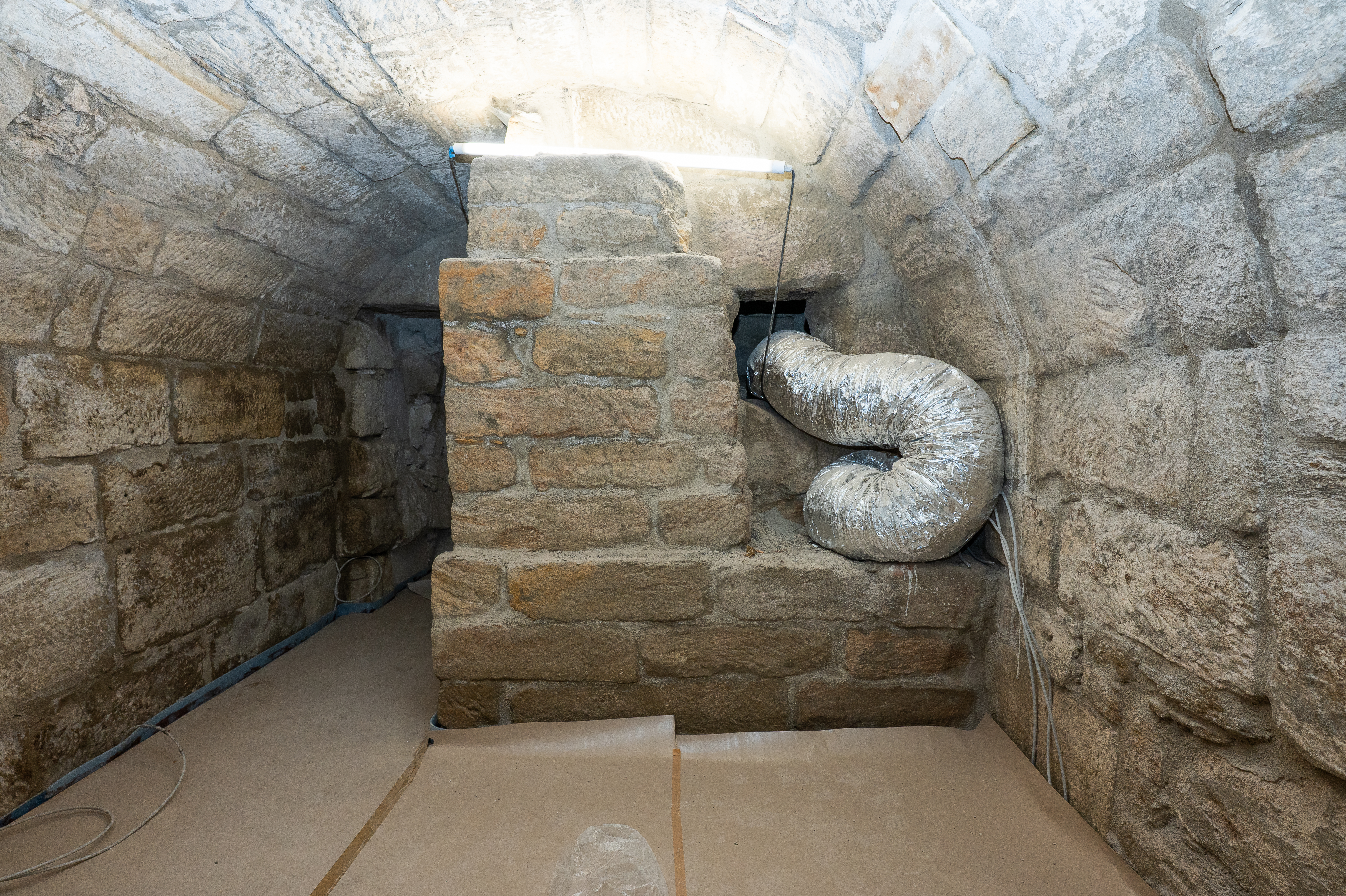 Baufortschritt Gewölbekeller